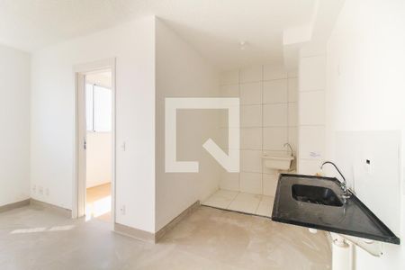 Sala/Cozinha de apartamento para alugar com 2 quartos, 34m² em Cidade Nova São Miguel, São Paulo