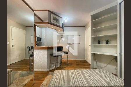 Sala de apartamento para alugar com 1 quarto, 33m² em Moema, São Paulo