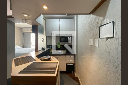 Cozinha  de apartamento para alugar com 1 quarto, 33m² em Moema, São Paulo
