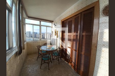 Varanda da Sala de apartamento para alugar com 2 quartos, 142m² em Itararé, São Vicente