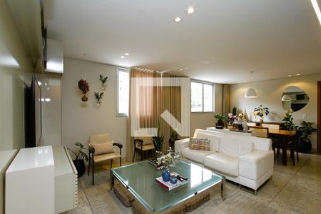 Sala de apartamento à venda com 3 quartos, 105m² em Buritis, Belo Horizonte