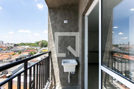 Varanda de kitnet/studio para alugar com 1 quarto, 25m² em Vila Carrão, São Paulo