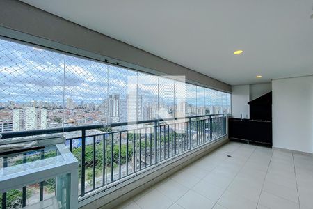 Varanda da Sala de apartamento para alugar com 3 quartos, 75m² em Belenzinho, São Paulo
