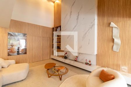 Sala 1 de casa de condomínio à venda com 4 quartos, 330m² em Swiss Park, Campinas