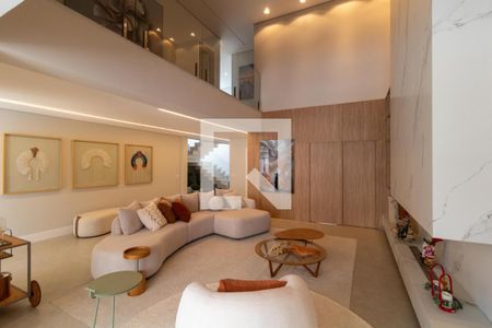 Sala 1 de casa de condomínio à venda com 4 quartos, 330m² em Swiss Park, Campinas