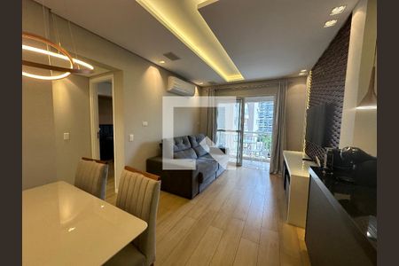Sala de apartamento para alugar com 1 quarto, 51m² em Empresarial 18 do Forte, Barueri