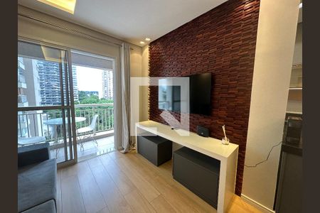 Sala de apartamento para alugar com 1 quarto, 51m² em Empresarial 18 do Forte, Barueri