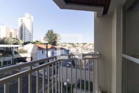 Varanda da Sala de apartamento à venda com 2 quartos, 59m² em Vila Gumercindo, São Paulo