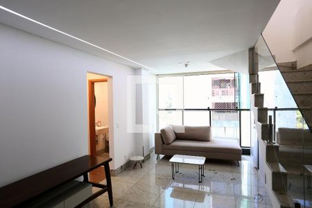 Sala de apartamento para alugar com 2 quartos, 140m² em Lourdes, Belo Horizonte