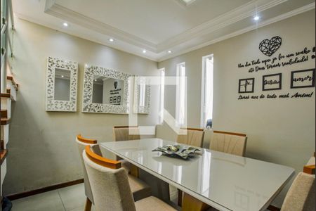 Sala de Jantar de casa à venda com 3 quartos, 140m² em Utinga, Santo André