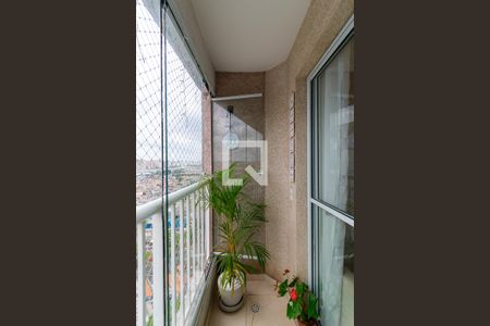 Varanda da Sala de apartamento à venda com 2 quartos, 41m² em Vila California, São Paulo