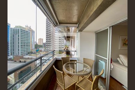 Vista da Sacada de apartamento à venda com 3 quartos, 156m² em Santo Amaro, São Paulo