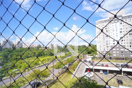 Sala_Vista  de apartamento à venda com 3 quartos, 80m² em Jardim Carvalho, Porto Alegre