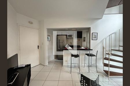 Sala/Cozinha de apartamento para alugar com 1 quarto, 45m² em Vila Nova Conceição, São Paulo