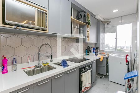Cozinha de apartamento à venda com 2 quartos, 42m² em Jardim Santa Emilia, São Paulo