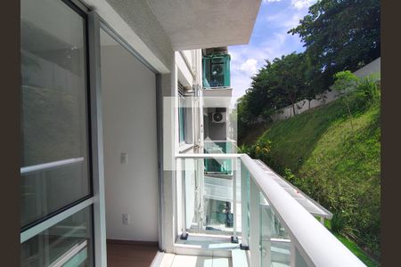Varanda - Sala de apartamento à venda com 2 quartos, 48m² em Pechincha, Rio de Janeiro