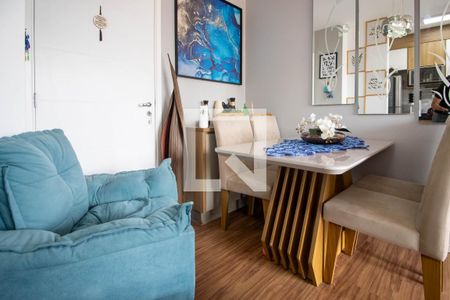 Detalhe Sala  de apartamento à venda com 2 quartos, 44m² em Vila Andrade, São Paulo