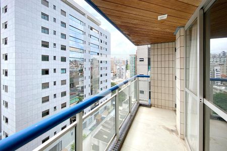 Varanda da Sala de apartamento para alugar com 3 quartos, 110m² em Lourdes, Belo Horizonte