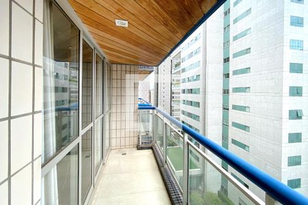 Varanda da Sala de apartamento para alugar com 3 quartos, 110m² em Lourdes, Belo Horizonte