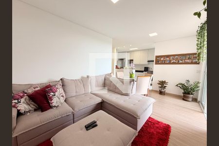 Sala de apartamento à venda com 3 quartos, 77m² em Cecap, Jundiaí