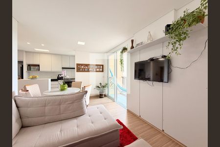 Sala de apartamento à venda com 3 quartos, 77m² em Cecap, Jundiaí