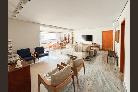 Sala de apartamento à venda com 4 quartos, 150m² em Cruzeiro, Belo Horizonte