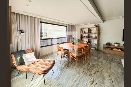Sala de apartamento à venda com 4 quartos, 150m² em Cruzeiro, Belo Horizonte