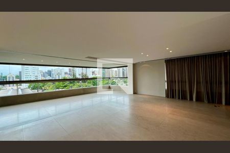 sala  de apartamento à venda com 4 quartos, 351m² em Lourdes, Belo Horizonte