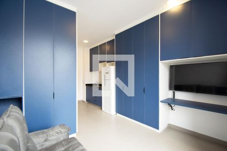 Sala quarto studio de kitnet/studio para alugar com 1 quarto, 23m² em Pinheiros, São Paulo