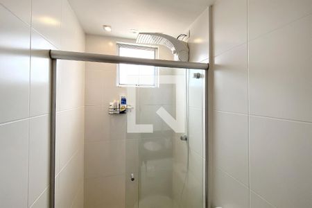 Banheiro da Suíte 1 de apartamento à venda com 3 quartos, 88m² em Sagrada Família, Belo Horizonte