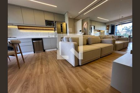 Sala de apartamento à venda com 3 quartos, 70m² em Alphaville, Barueri