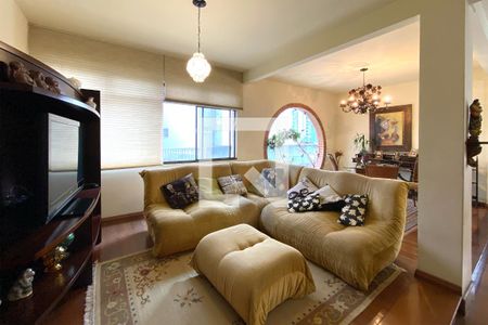 Sala de TV de apartamento à venda com 3 quartos, 157m² em Sion, Belo Horizonte