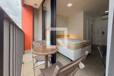 Varanda de kitnet/studio para alugar com 1 quarto, 24m² em Vila Mariana, São Paulo