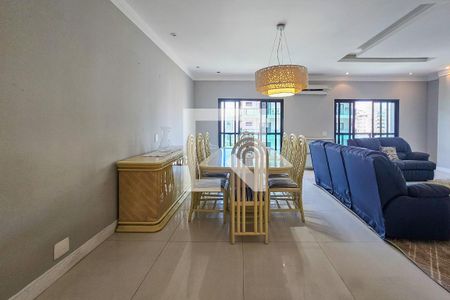 Sala de apartamento para alugar com 4 quartos, 200m² em Barra Funda, Guarujá