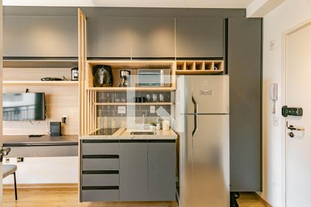 Cozinha de apartamento para alugar com 1 quarto, 27m² em Ipiranga, São Paulo