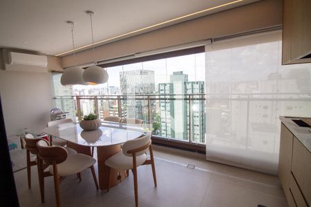 Sala de Jantar / Varanda Gourmet de apartamento à venda com 3 quartos, 109m² em Campo Belo, São Paulo