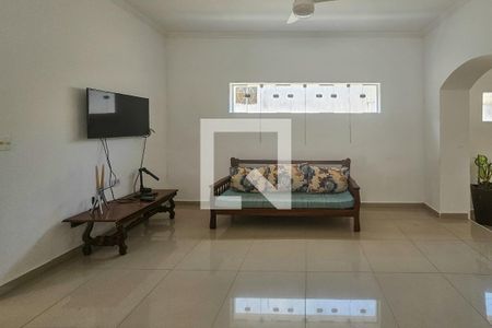 Sala de casa para alugar com 4 quartos, 240m² em Jardim Tres Marias, Guarujá