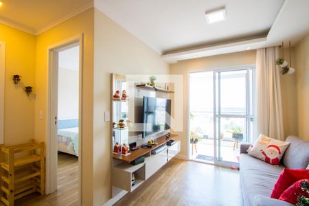 Sala de apartamento para alugar com 2 quartos, 61m² em Paraíso, Santo André