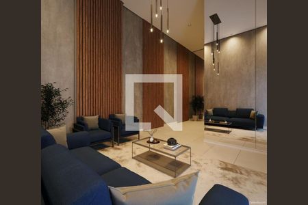 Hall social de apartamento para alugar com 1 quarto, 35m² em Água Verde, Curitiba