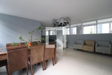 Área comum - Salão de festas de apartamento à venda com 2 quartos, 62m² em Vila Homero Thon, Santo André