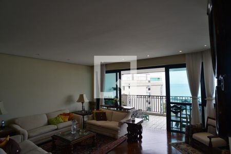 Sala de apartamento para alugar com 3 quartos, 190m² em Barra da Tijuca, Rio de Janeiro