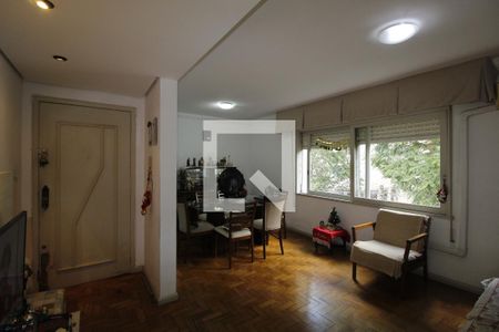 Sala de apartamento à venda com 3 quartos, 101m² em Petrópolis, Porto Alegre