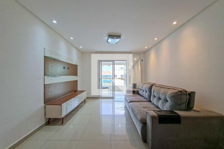 Sala de apartamento para alugar com 3 quartos, 115m² em Vila Tupi, Praia Grande