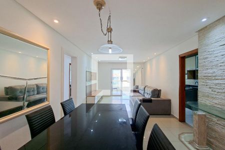 Sala de apartamento para alugar com 3 quartos, 115m² em Vila Tupi, Praia Grande