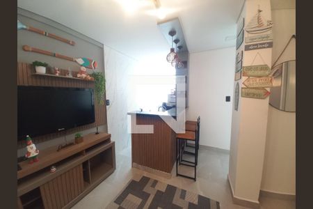 Sala de apartamento para alugar com 2 quartos, 40m² em Centro, São Vicente