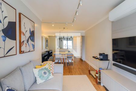 Sala de apartamento à venda com 2 quartos, 71m² em Cidade Monções, São Paulo