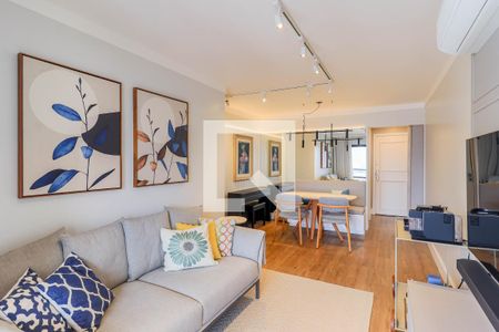 Sala de apartamento à venda com 2 quartos, 71m² em Cidade Monções, São Paulo