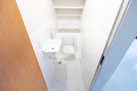Lavabo de casa de condomínio à venda com 3 quartos, 74m² em Santa Rosa, Belo Horizonte