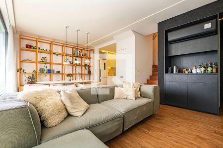 Sala/Cozinha de apartamento à venda com 2 quartos, 118m² em Pinheiros, São Paulo