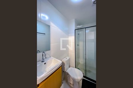 Banheiro de apartamento para alugar com 1 quarto, 27m² em Belenzinho, São Paulo